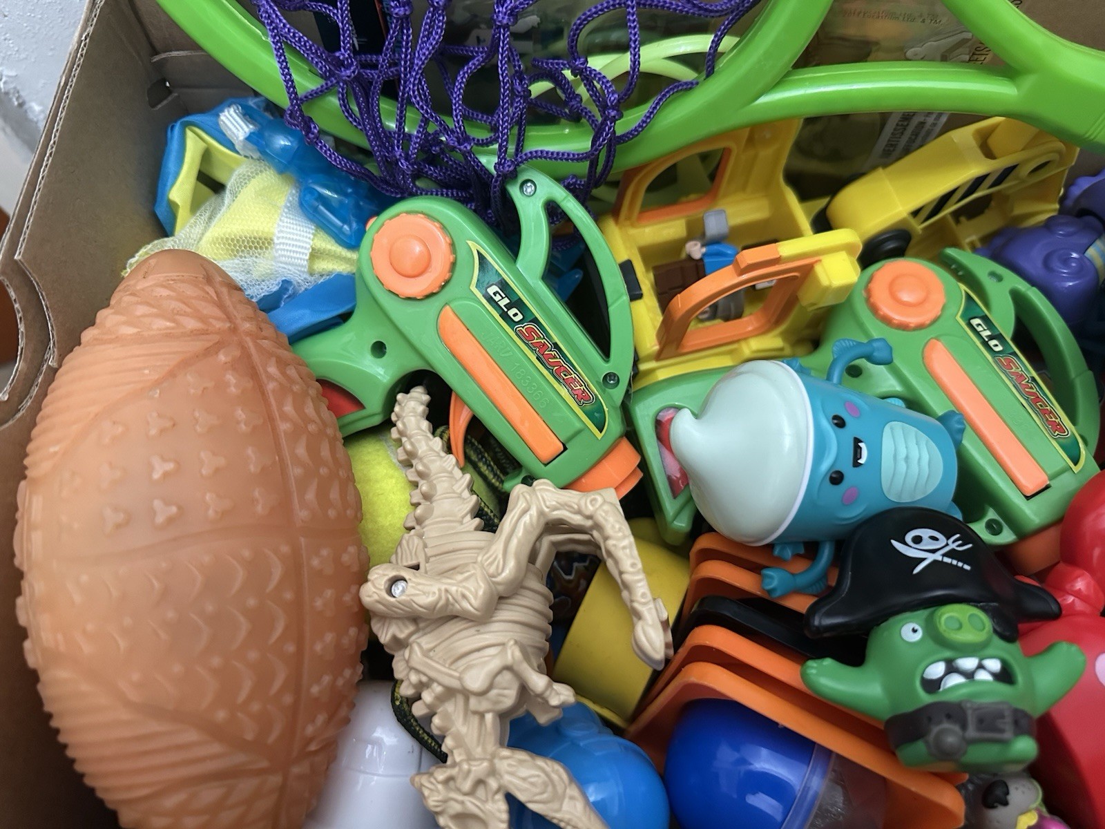 Assorted Kids Toys Lot w/ Toy Guns,Minecraft,Star Wars,Dinosaur,Toys & Figures