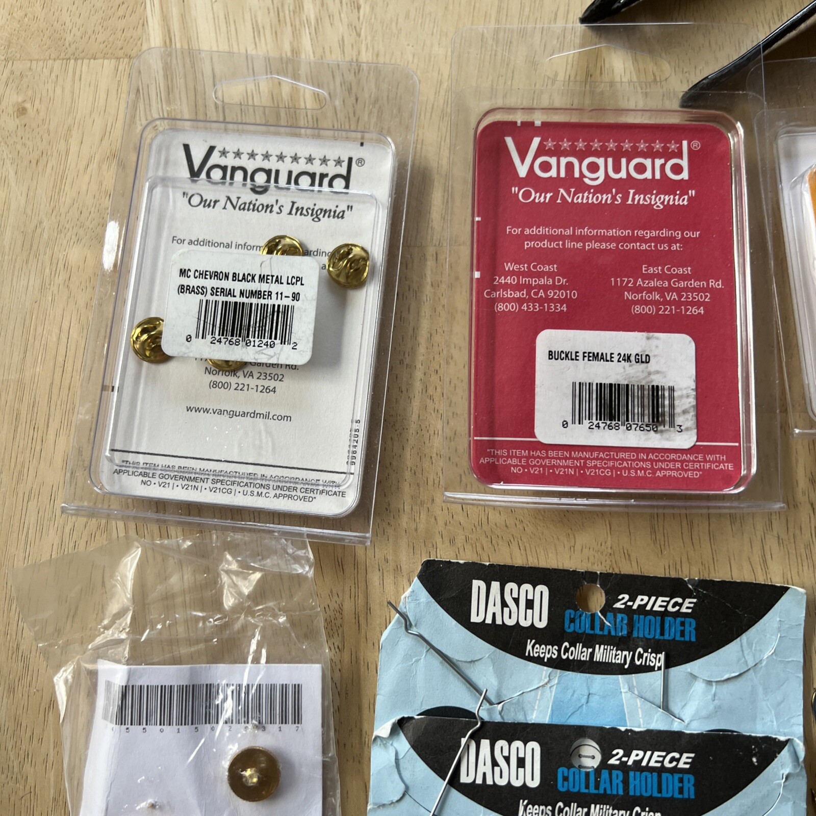 Vintage and modern assorted military items. Mostly New See description for more