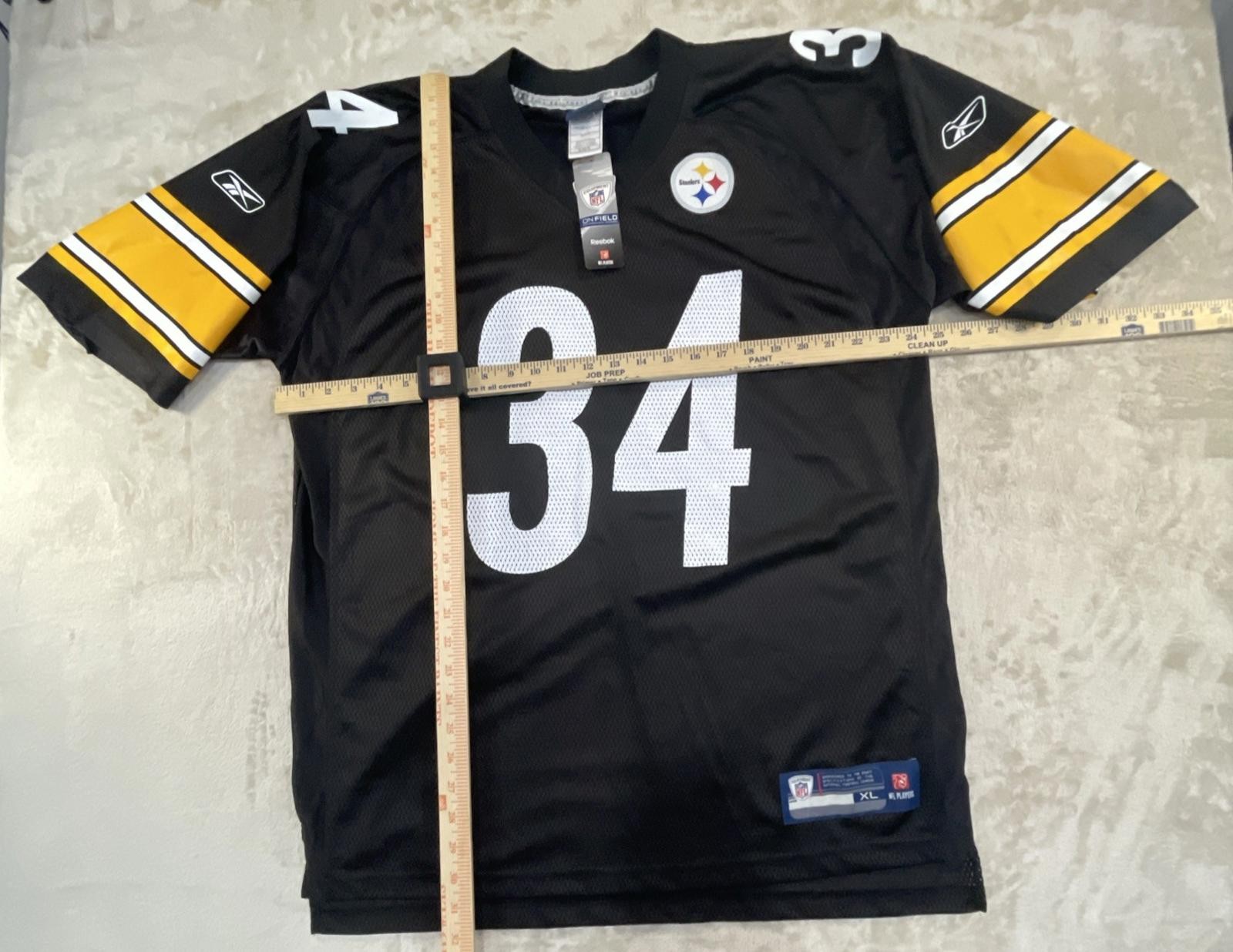 New w/ Tags Authentic Pittsburgh Steelers Rashard Mendenhall Reebok Jersey 52 XL