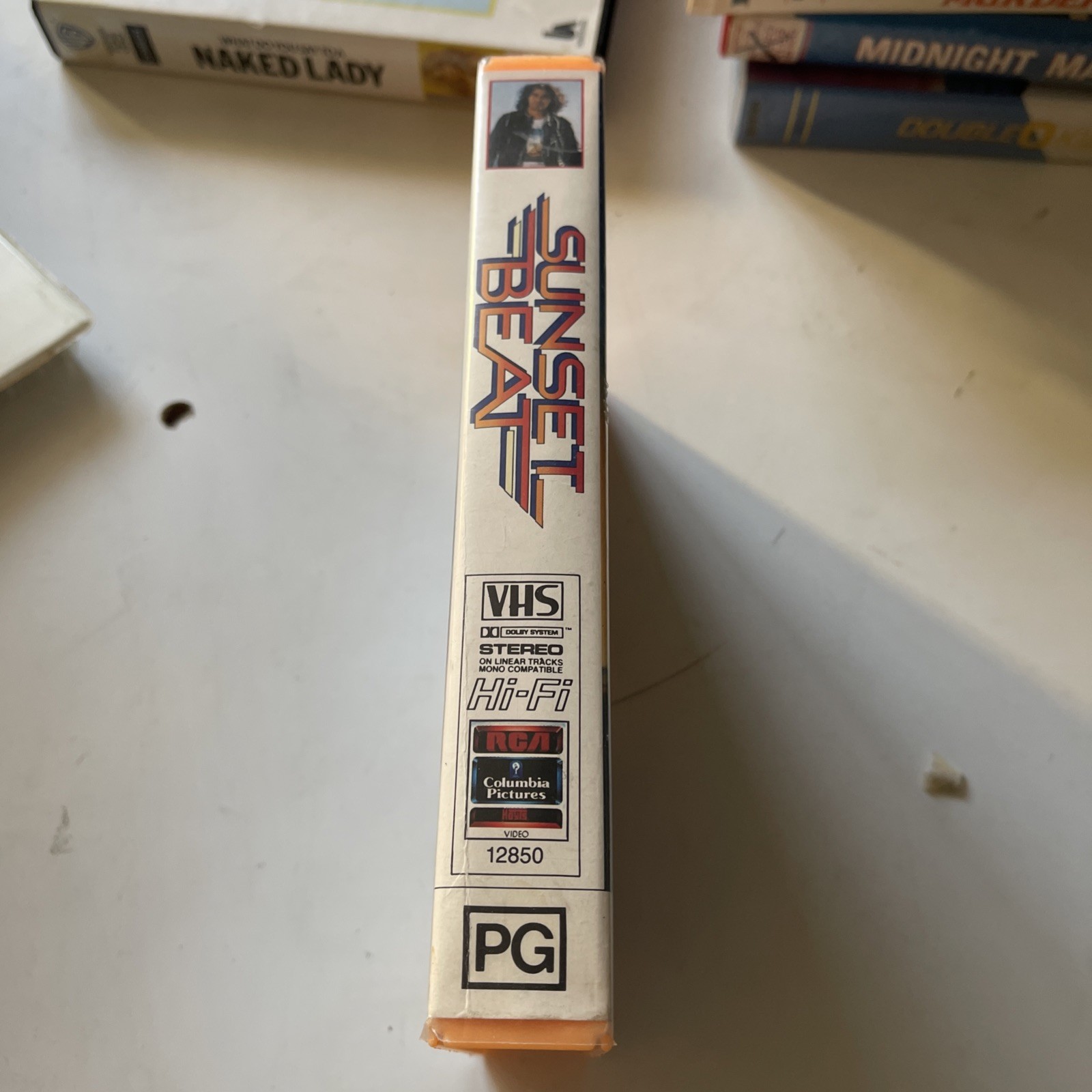VHS TAPE Sunset Beat PAL George Clooney, Erik King Big Box RARE