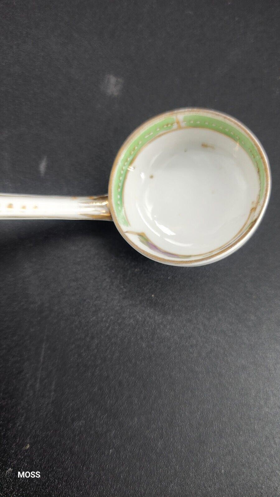 Woodland Violet Tuscan Fine English Bone China Spoon Gold Trim