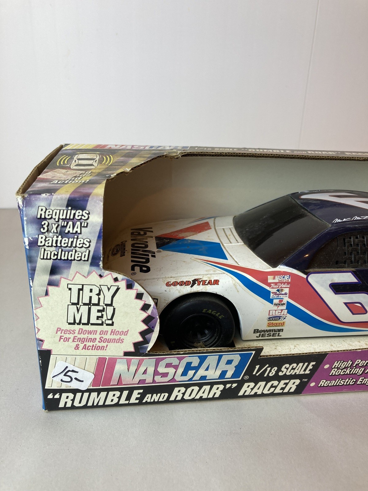 NASCAR radio-control car, boxed