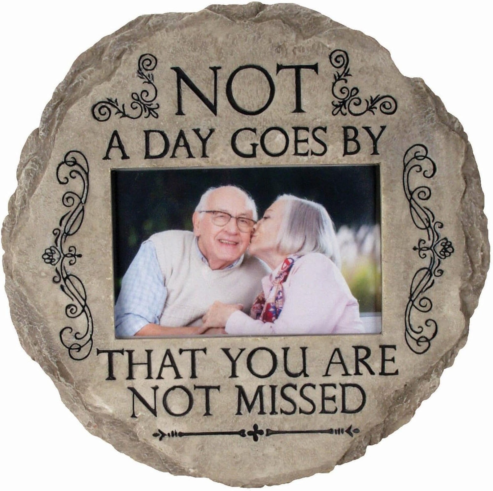 Spoontiques Grandpa Stepping Stone Decorative Multicolor 8 Inch Standard Garden