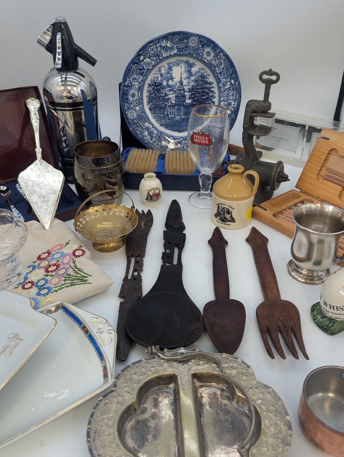 Vintage Collectables Job Lot Mixed Kitchenware Silver Plate Decorative A83 Y48
