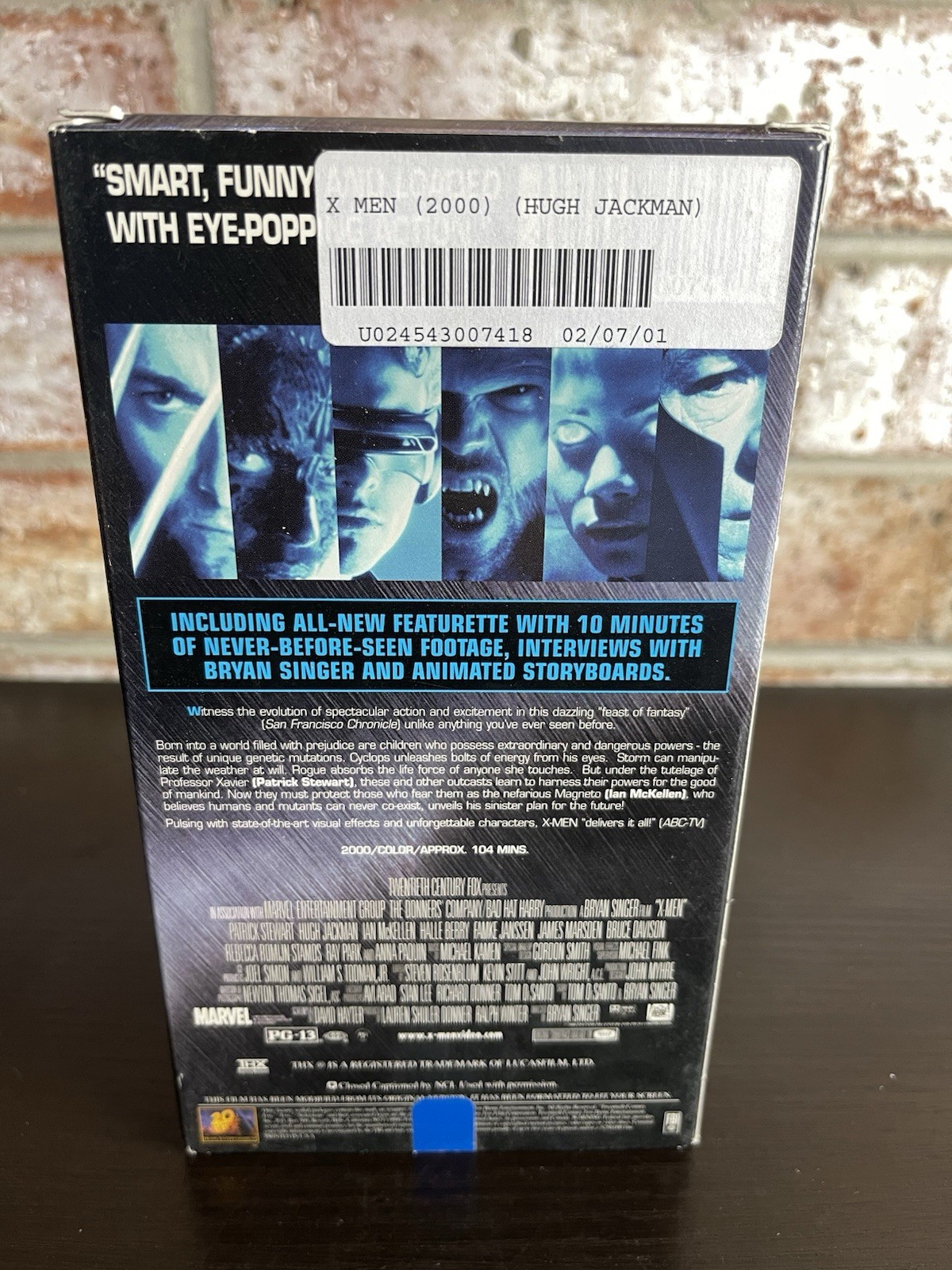 X-Men VHS Tape 2000 Holographic Case
