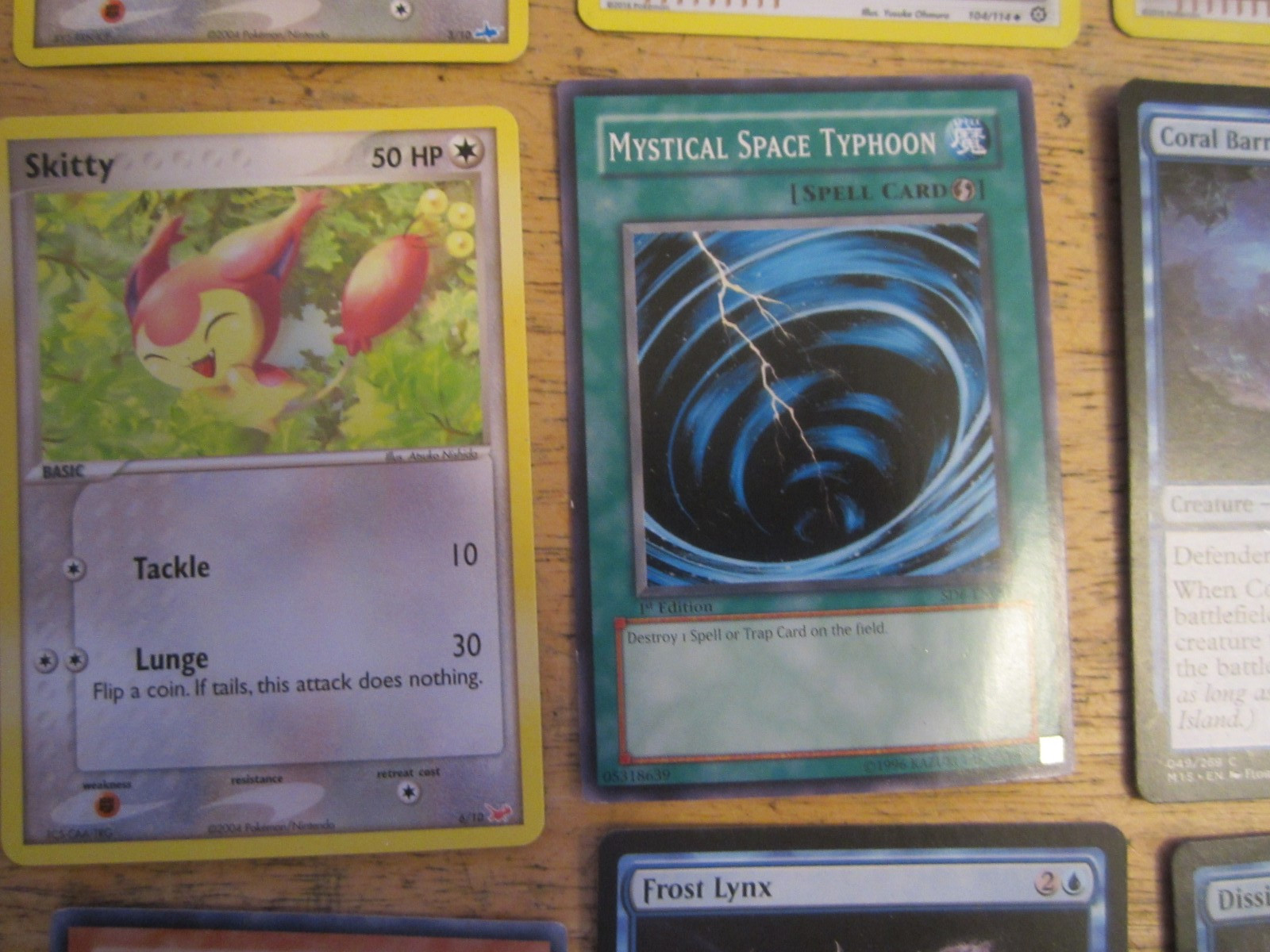 old trading cards lot Krabby 51/62 POKEMON CARD yugioh cards junk drawer lot