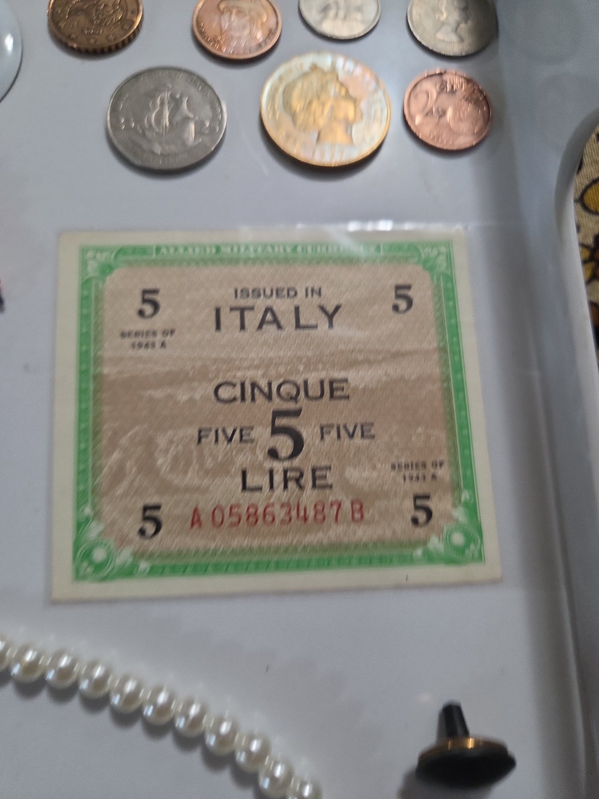 Vintage Junk Drawer With Silver