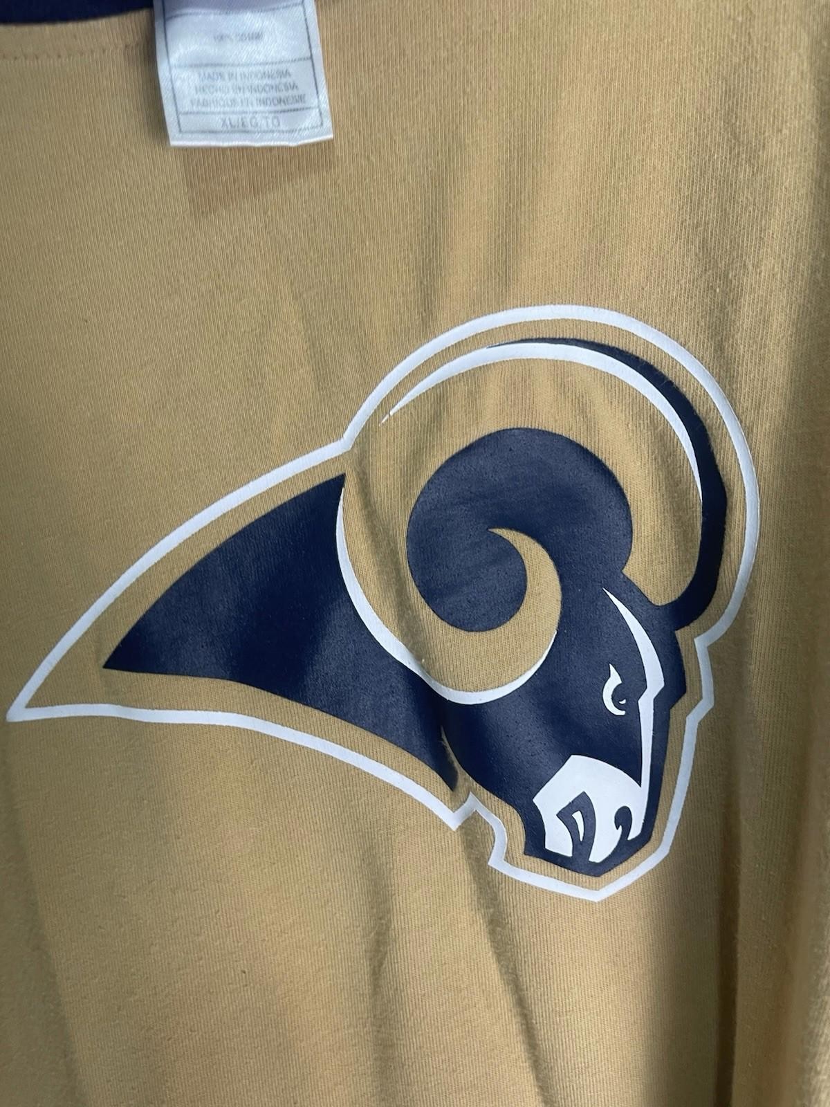 Vintage Reebok 90’s NFL Los Angeles Rams Big Logo T-Shirt XL