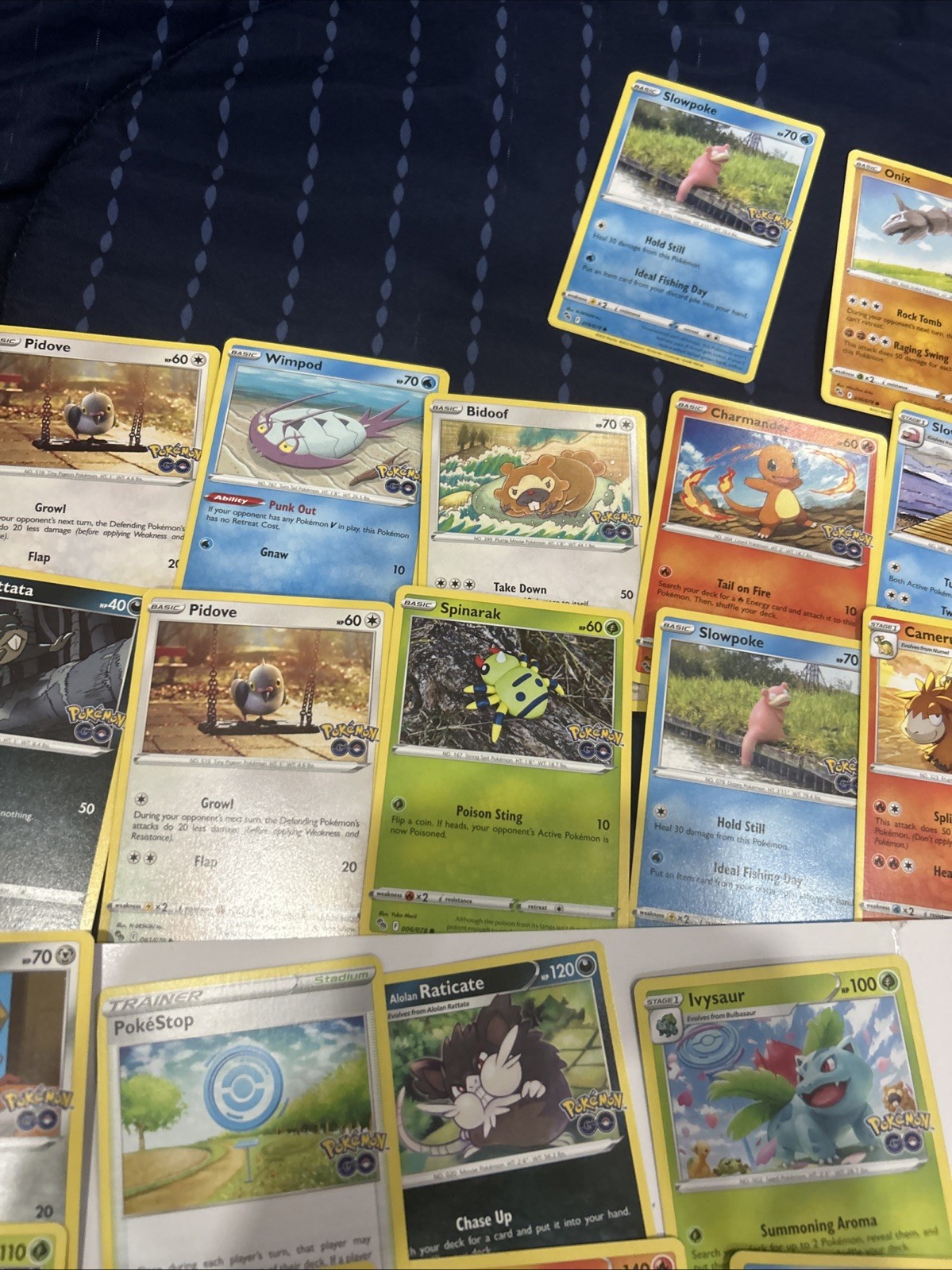 Lot Of 48 Pokemon Go Basic Cards Only Good Conditions Look In The Pictures