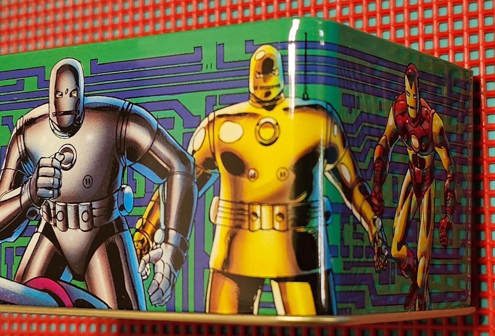 Marvel Comics Iron Man Fantastic Four Lot of 2 Trading Card Tins by Nabisco