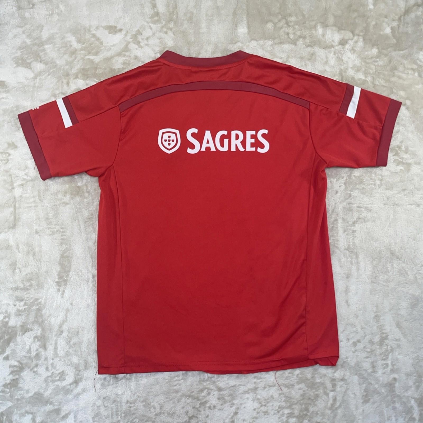 2014/2015 Adidas SL Benfica Home Soccer Futbol Jersey Size LARGE *Read Descripti