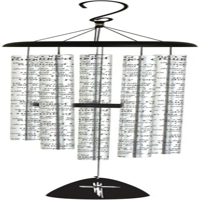 Old Rugged Cross Wind Chime – 55-Inch Home Accents Song Sonnets Decor
