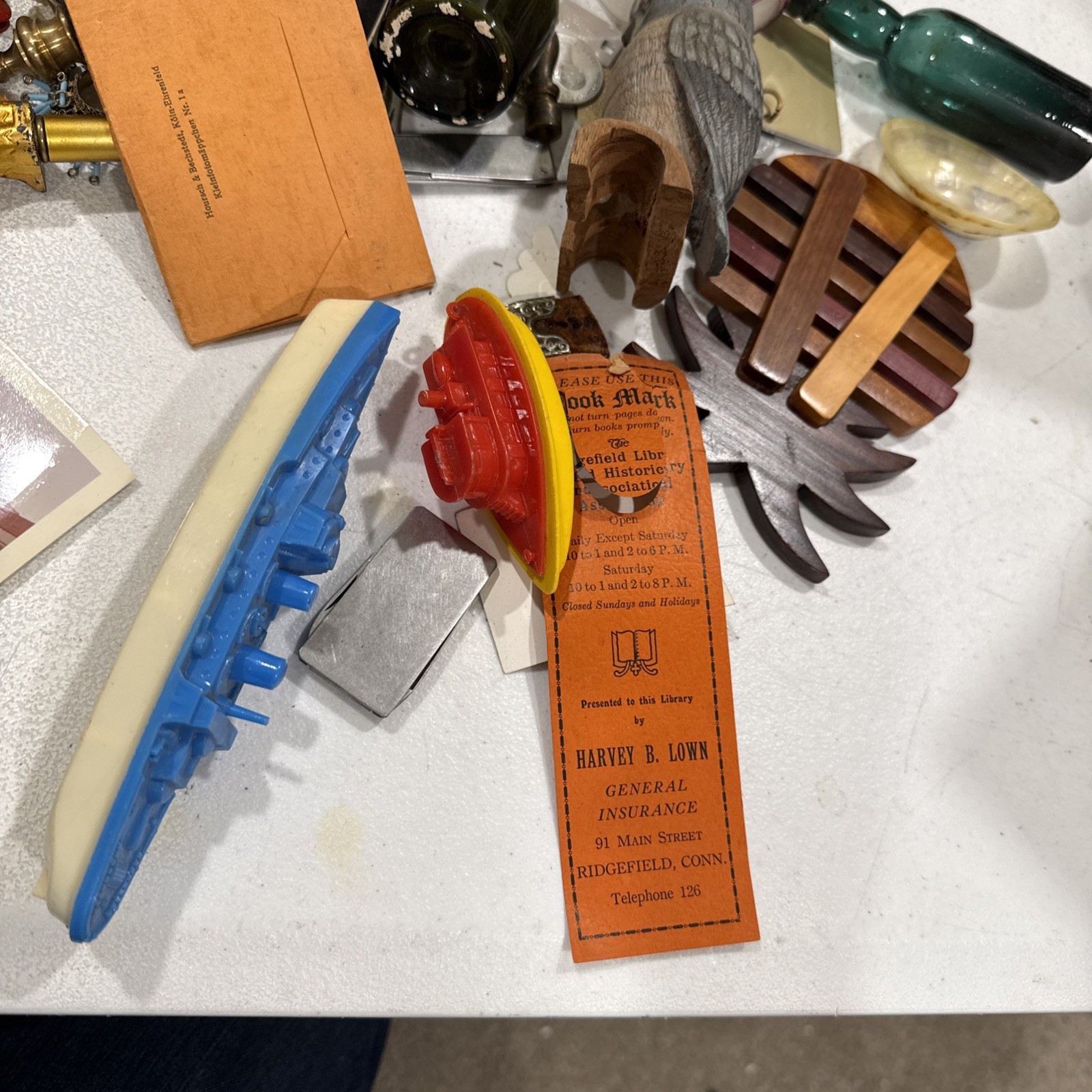 Huge Junk Drawer Lot Assorted Vtg Items Wood Metal Ephemera Figures Bottles MORE