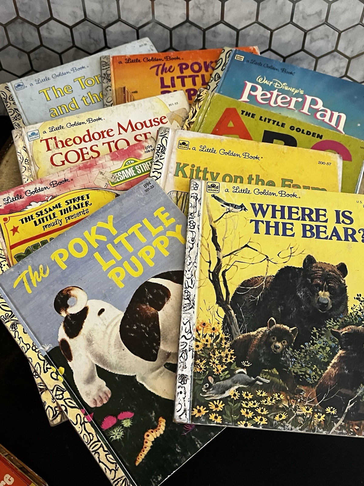 Vintage Children Kids Lot 30+ Golden Books, Dr. Seuss, Carousel Musical Horse ++