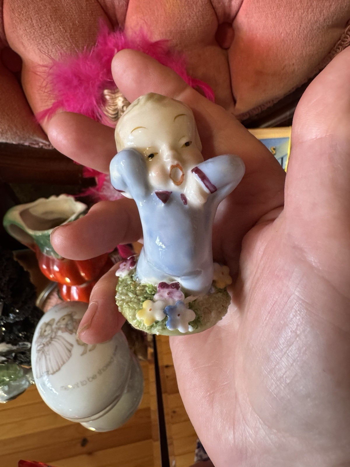 Vintage Junk Drawer Lot Of Figurines, Trinket Boxes, Collectibles Free Shipping
