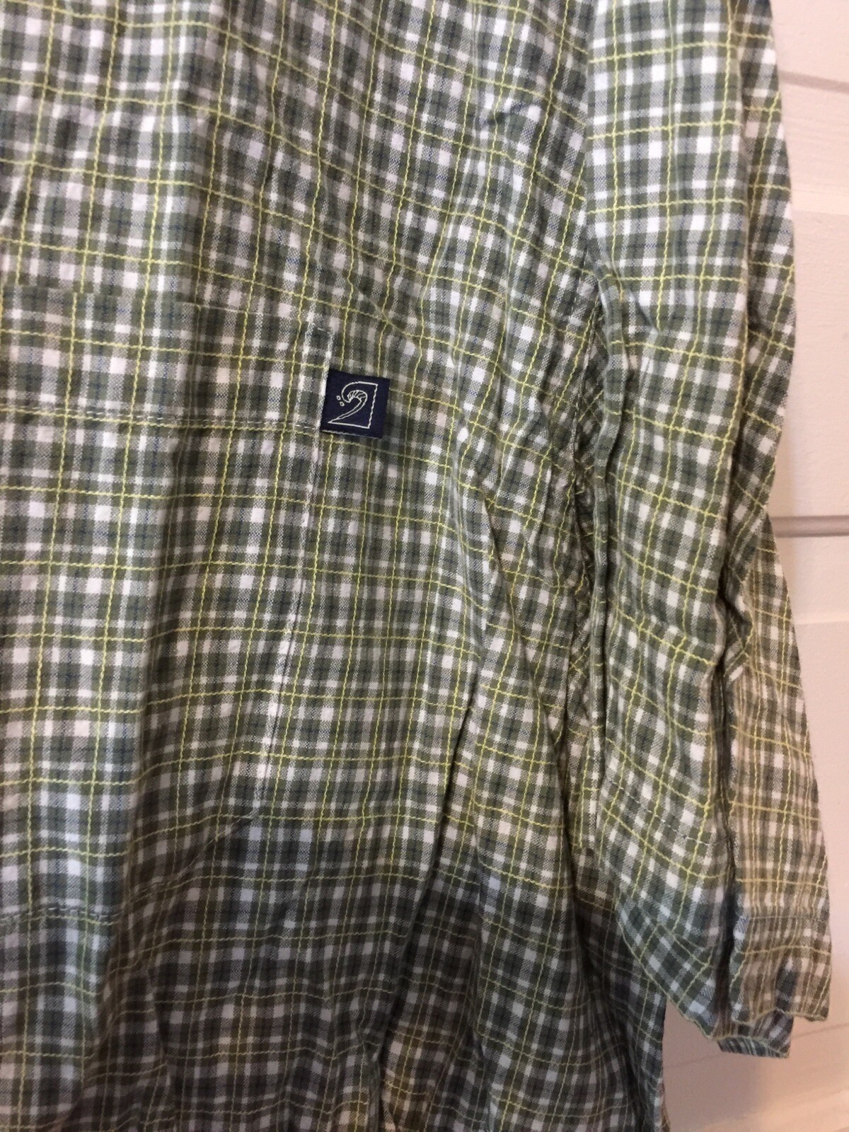 VTG American Eagle Men’s Plaid Hawaiian Short Sleeve Button Down Shirt Size XXL