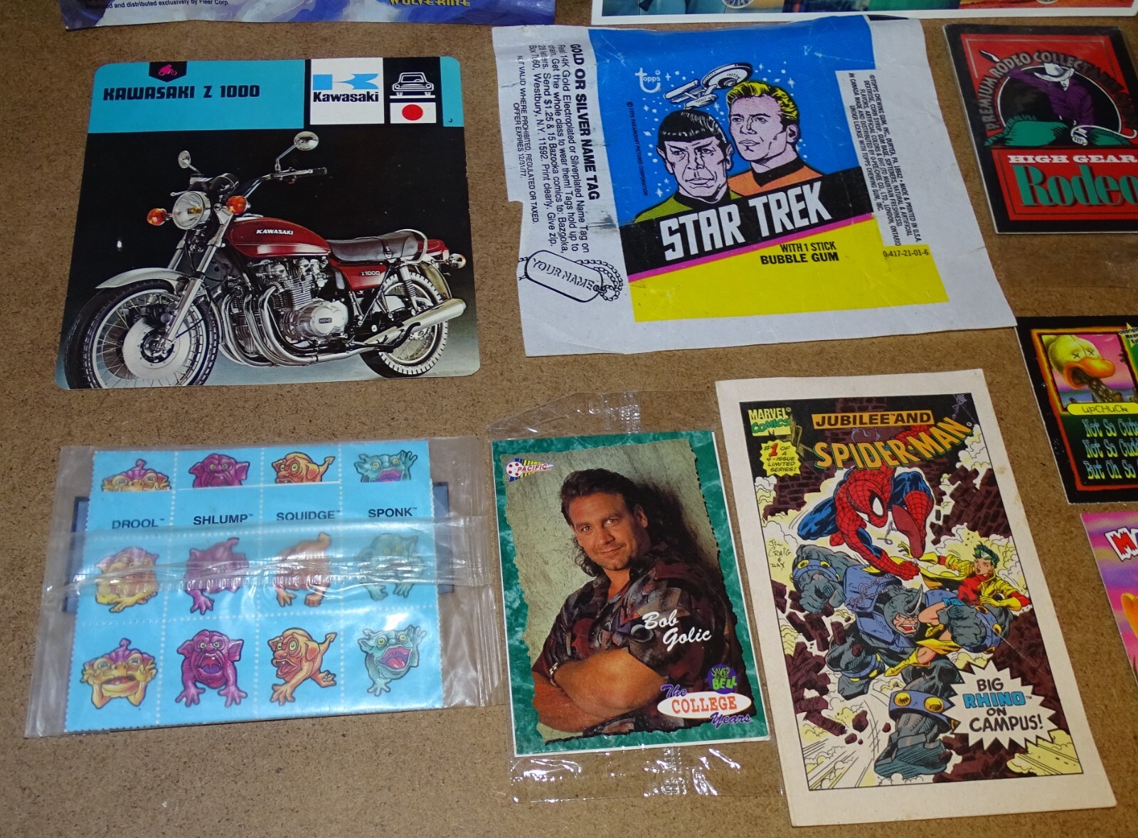 Odd Stuff – Spiderman Drakes / Cards (Australian, Rodeo, Meanie Babies) etc.