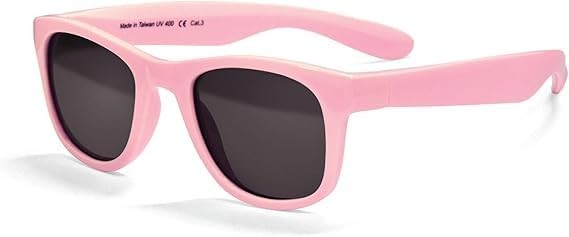 Real Shades Toddler/Youth Surf Sunglasses 7+ UVA/UVB, Polycarbonate, Dusty Rose