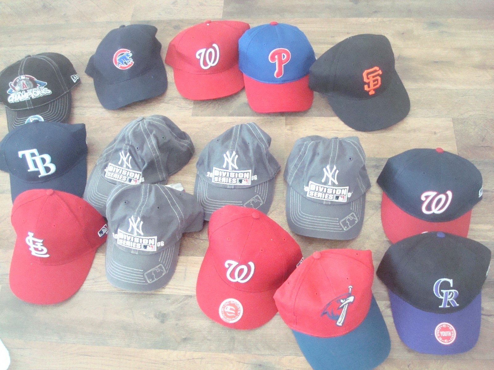 15 HATS MLB YANKEES RARE SPORTS STRAPBACK 90S WHOLESALE LOT HATS VINTAGE HAT CAP