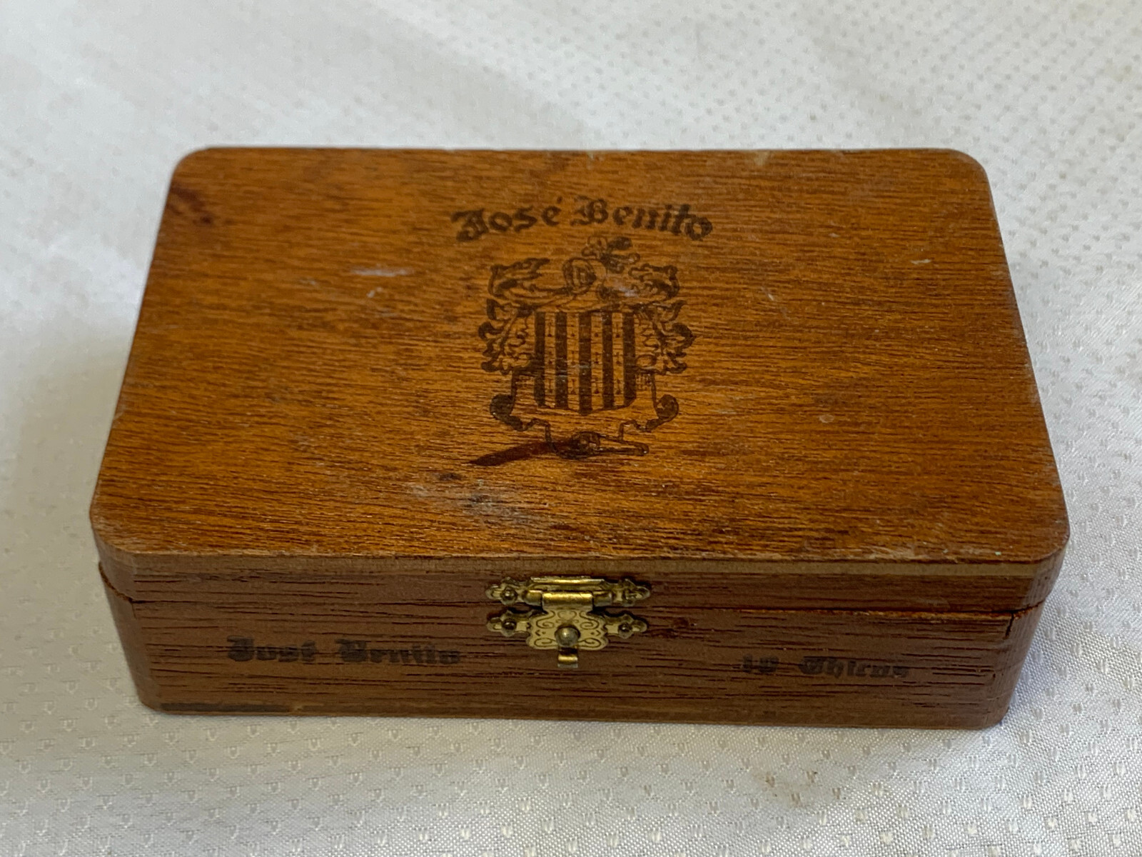 VTG Trinket Lot Advertising Jose Benito Box Tin Car Knife Key Dog Tag Whistle
