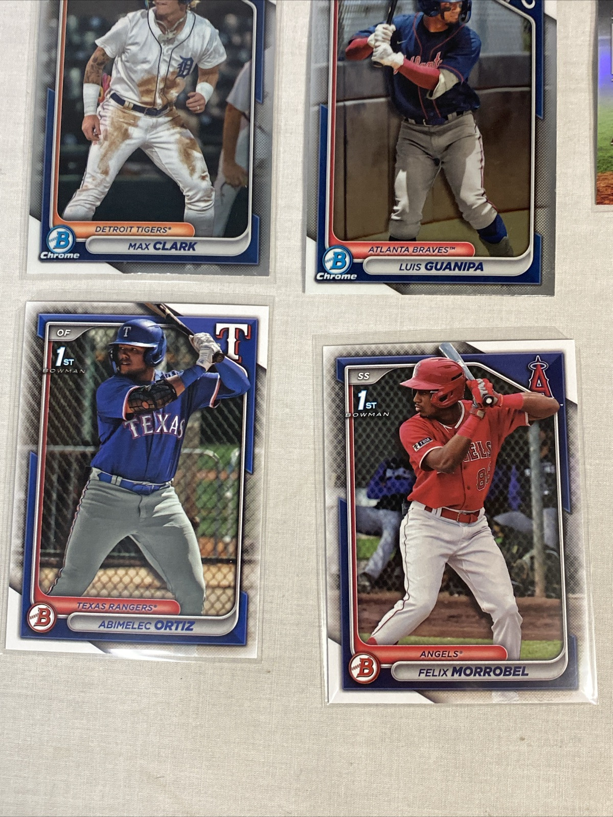 2024 1st Bowman Chrome + Mega Box & Paper Lot Of 28 Prospects