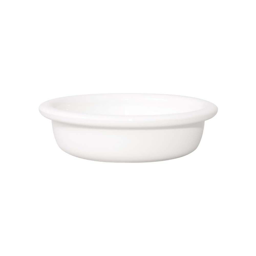 BOWLBOWL Elevated Cat Dog Bowl 6.5in Whisker Friendly No Spill White