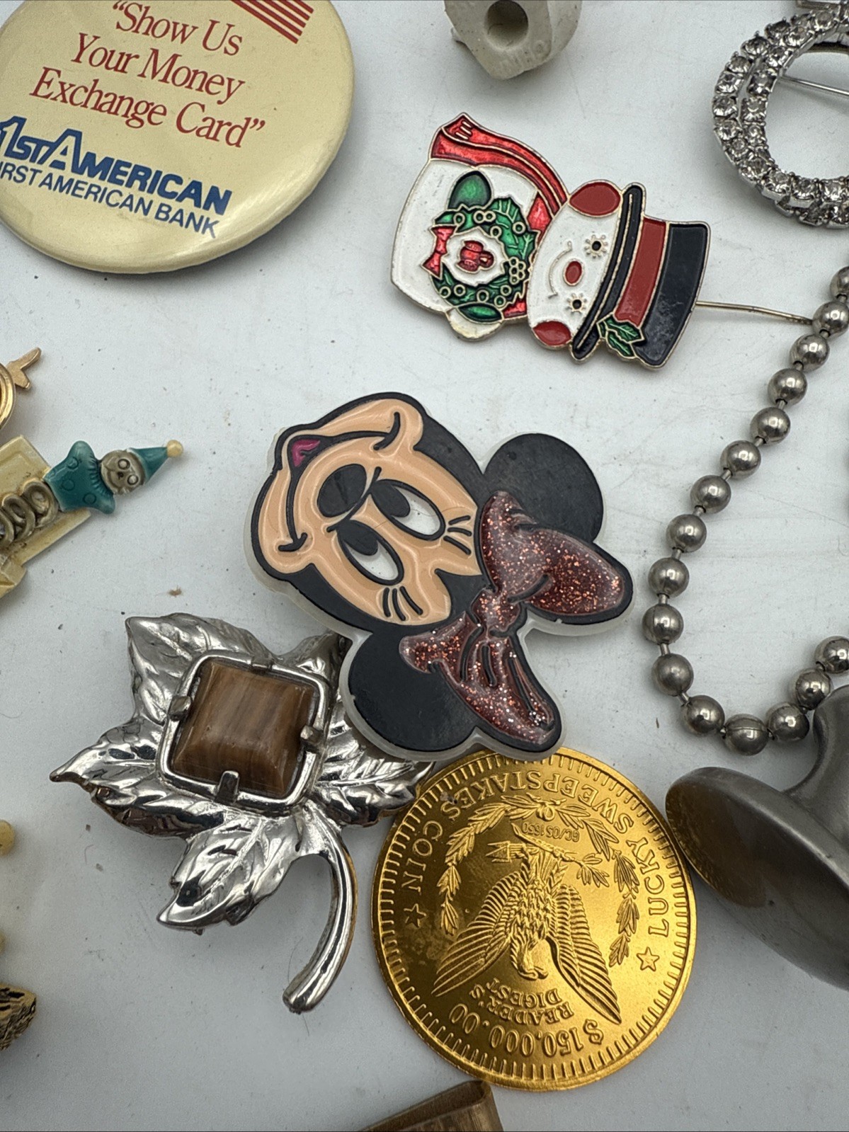 Junk Drawer Lot Of Vintage Misc. Odds & Ends Jewelry, Collectibles and more