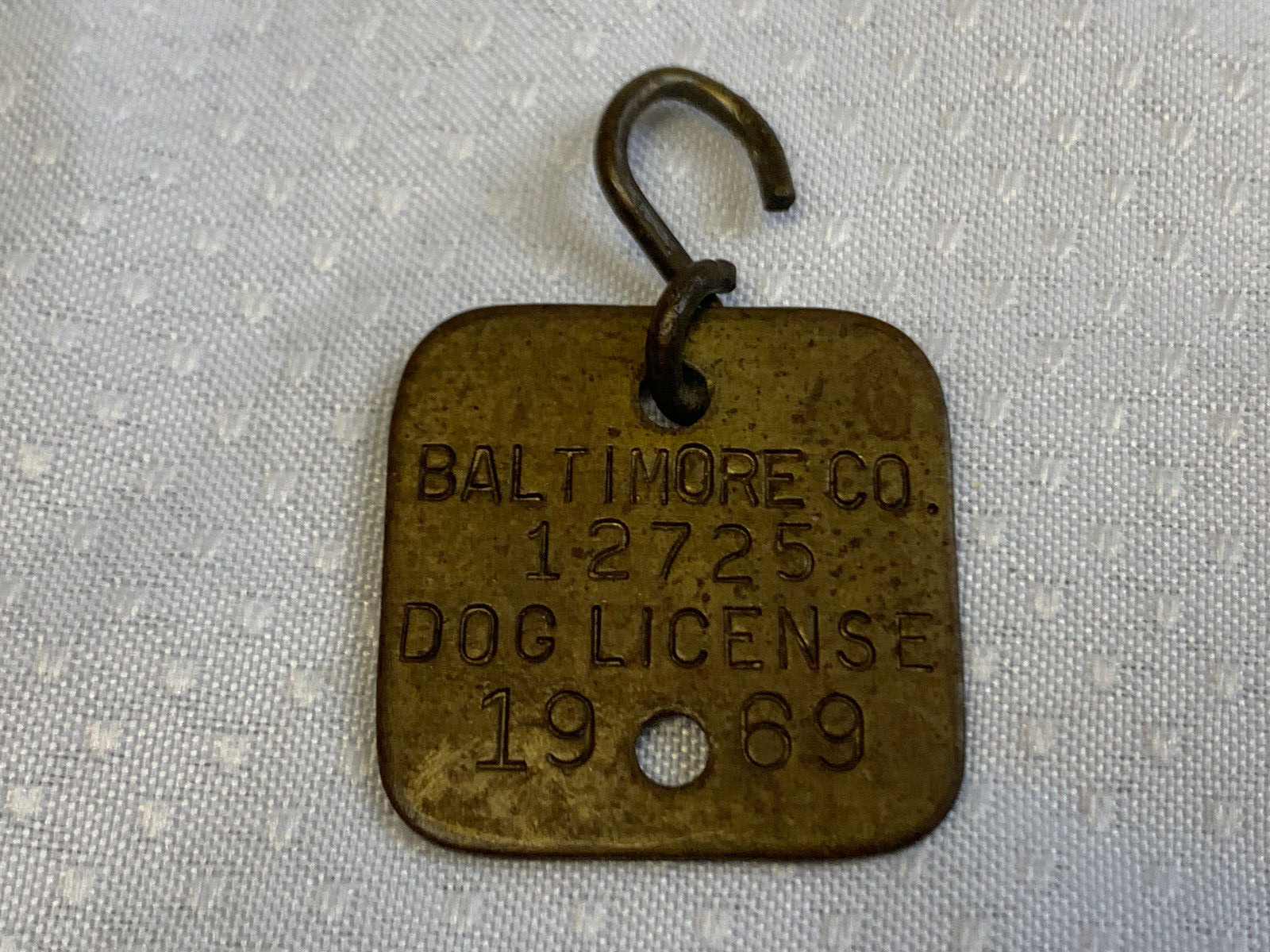 VTG Trinket Lot Advertising Jose Benito Box Tin Car Knife Key Dog Tag Whistle