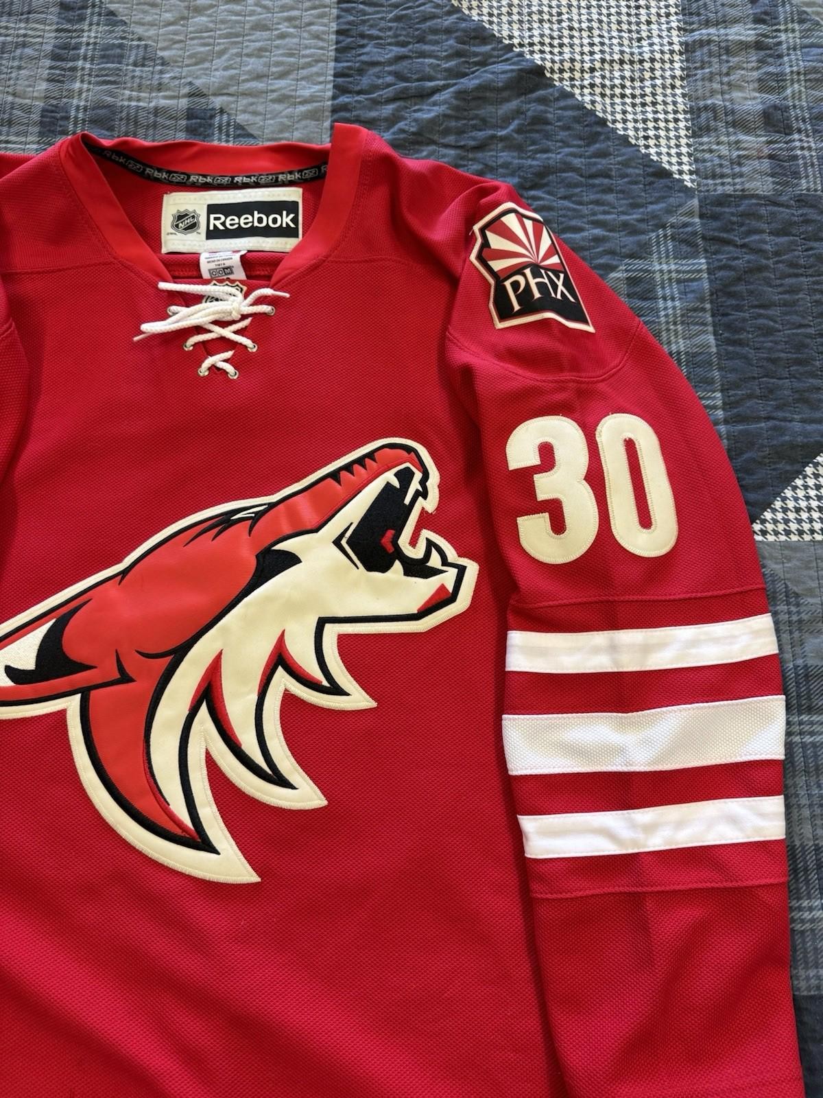 Vintage 2000s Reebok Rare Arizona Coyotes Ilya Bryzgalov #30 Mens SZ 50