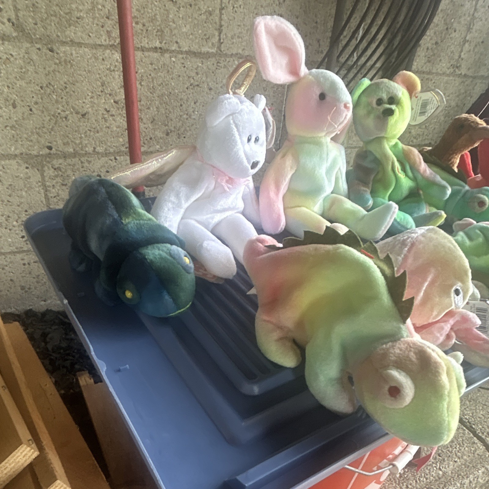 Ty Beanie Baby Lot Assorted Pastel Plush Stuffed Animals w/ Tags Multiple