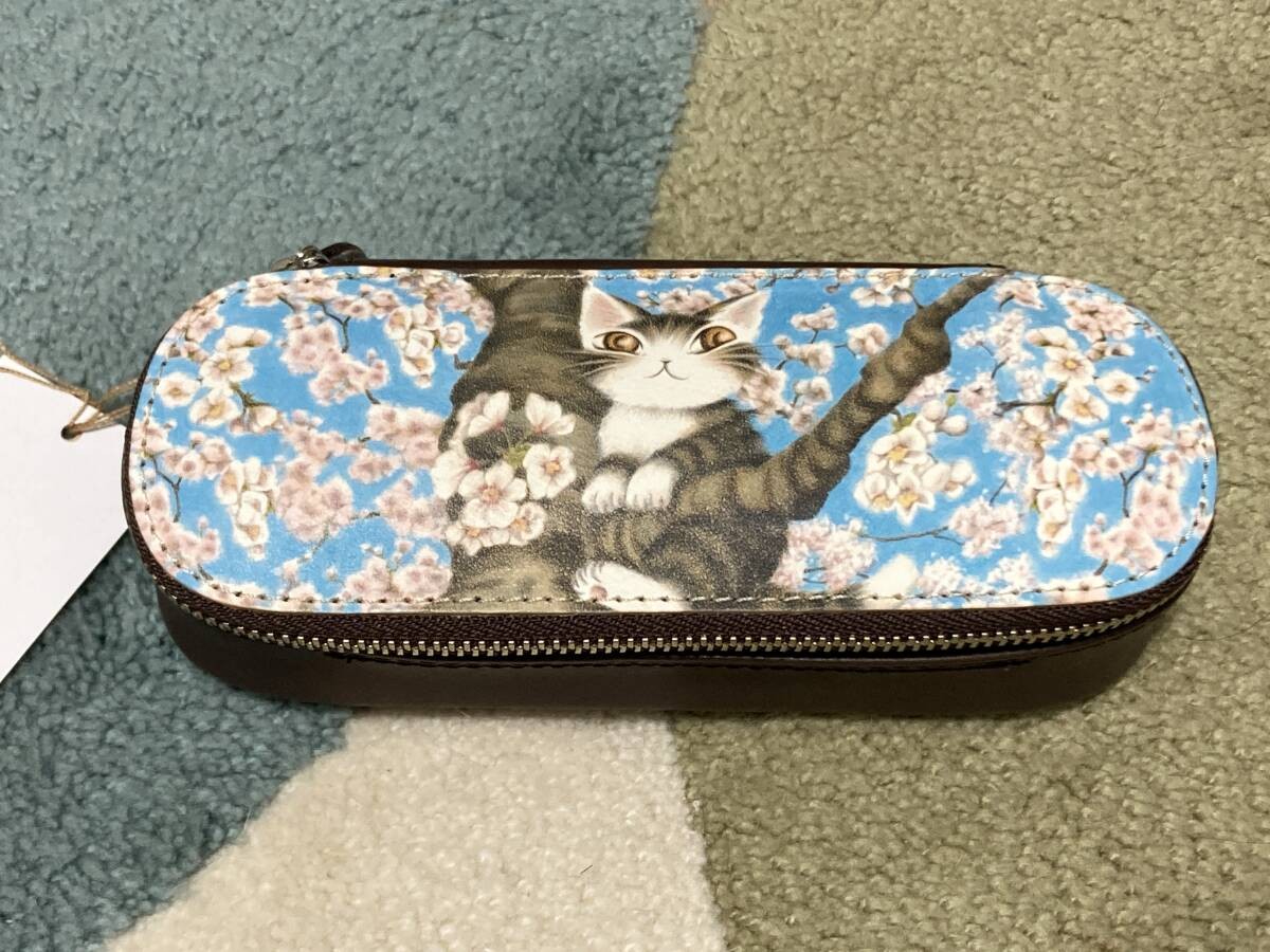 Wachifield Dayan Leather Glasses Case Japan Collectible Gift 6x16x3.5 cm