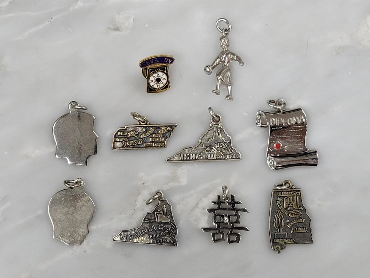Dealer’s Lot of 18 Sterling Silver Miscellaneous Items ~ 40.7 grams ~ 10-E747