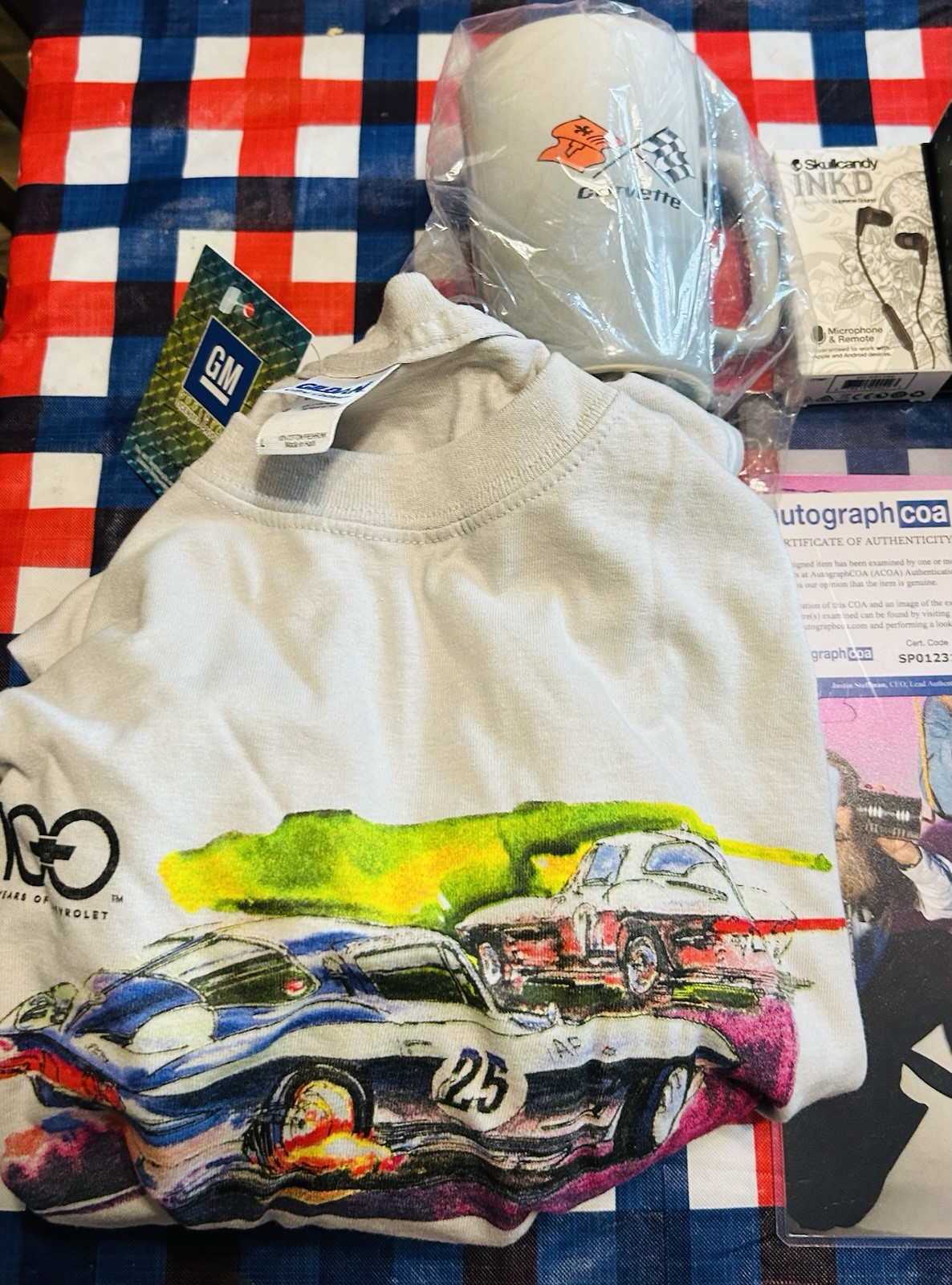 Bulk Lot – Chevrolet Items , Framed Pics , Comics , Collectibles , Autographs
