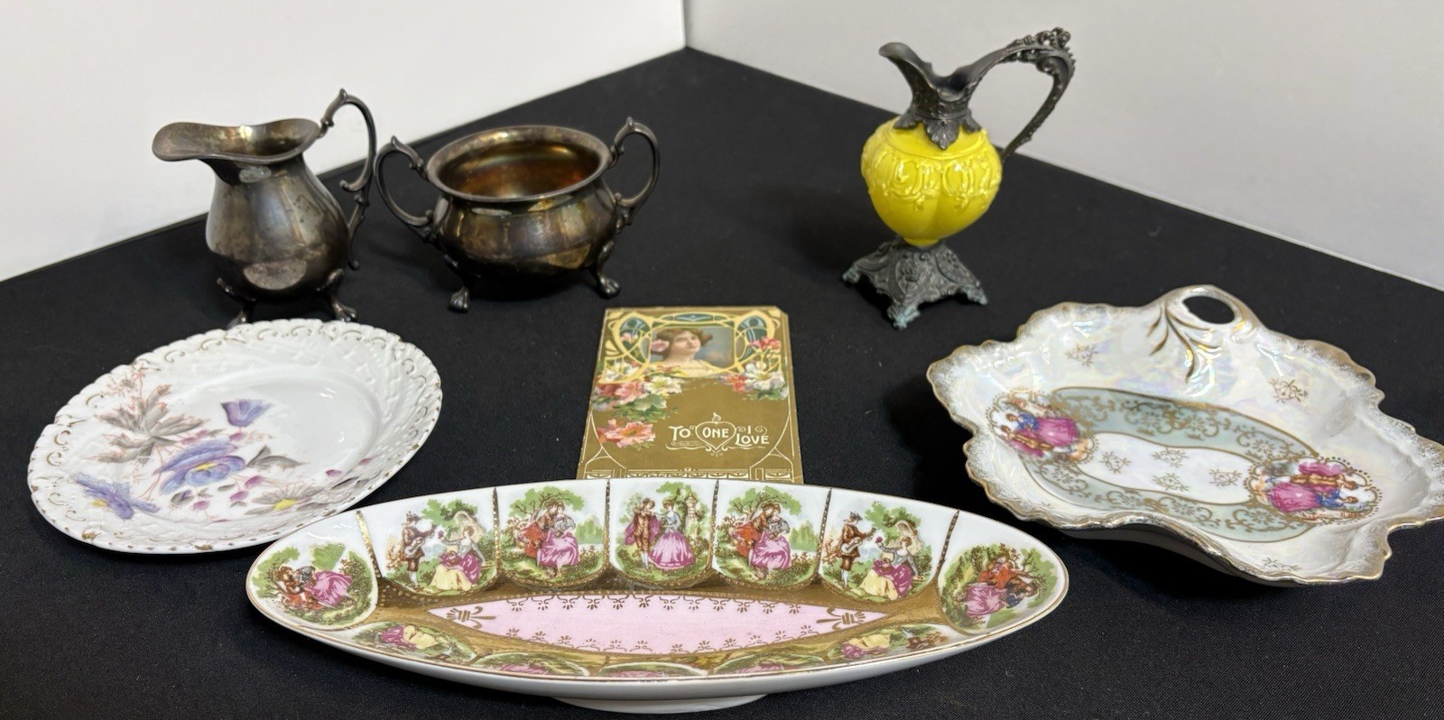 Old Estate Antique Vintage Lot Misc Items 7 Pcs International Silver, Trinkets