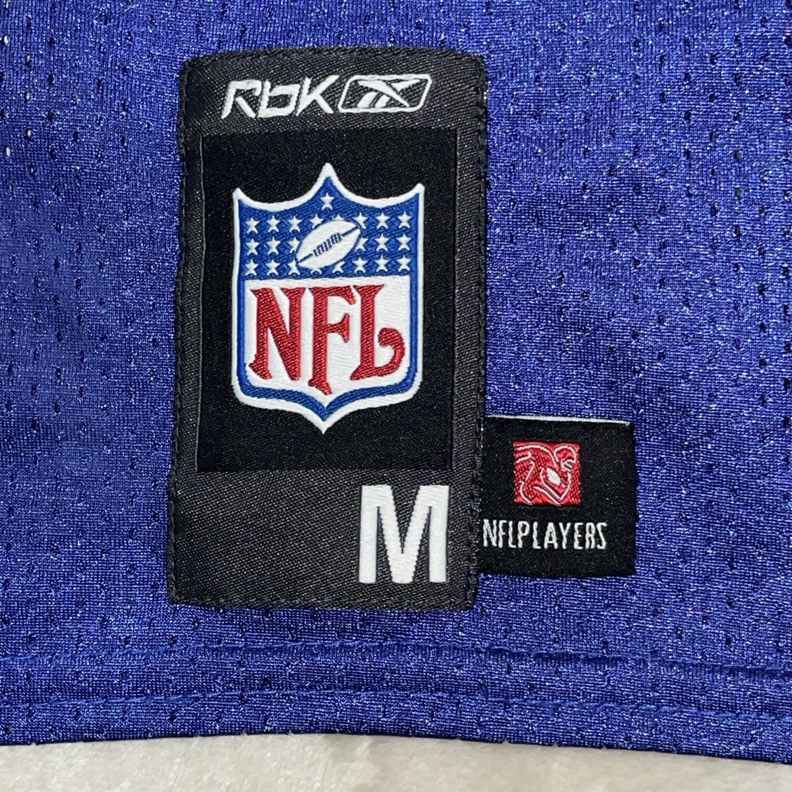 Vintage Reebok NFL New York Giants Brandon Jacobs #27 Size Medium *Flaw*