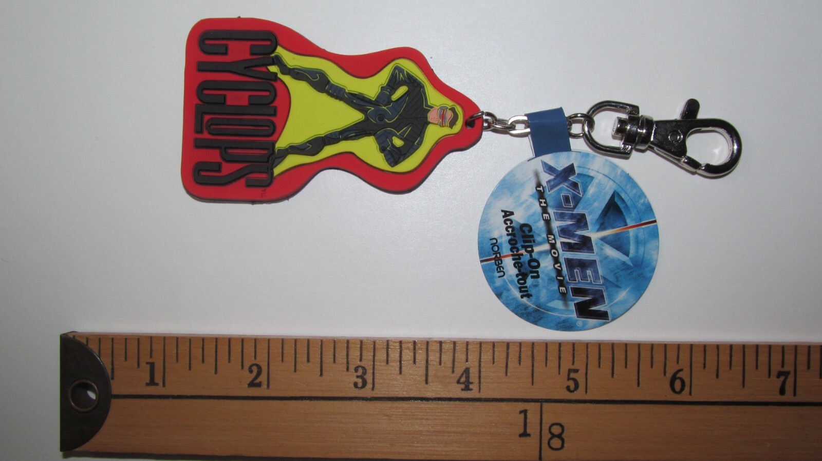 4 millenium KEYCHAIN CLIPS MARVEL COMICS XMEN X-MEN WOLVERINE STORM CYCLOPS