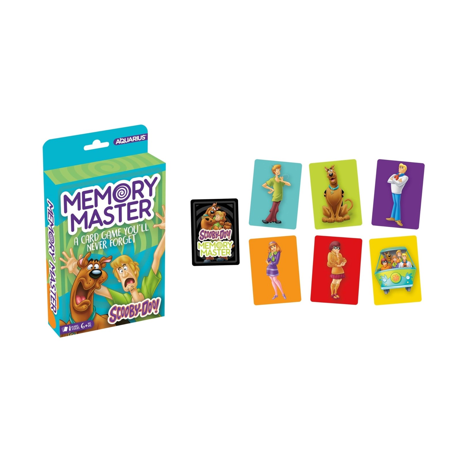 AQUARIUS Scooby Doo! Memory Master Card Game – Family Fun, Licensed