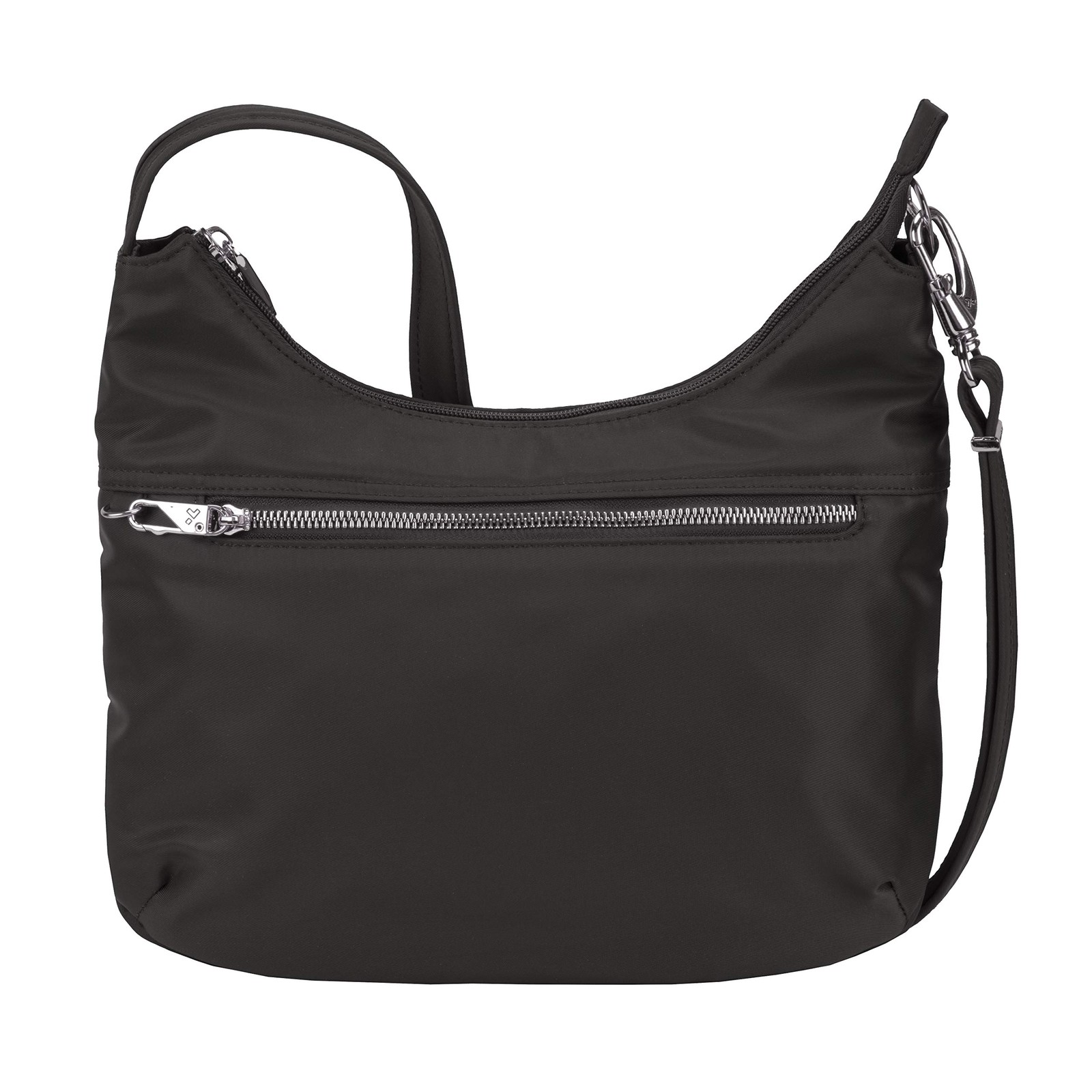 Travelon Women’s Anti-Theft Tailored Hobo Travel Purse, Onyx, One Size