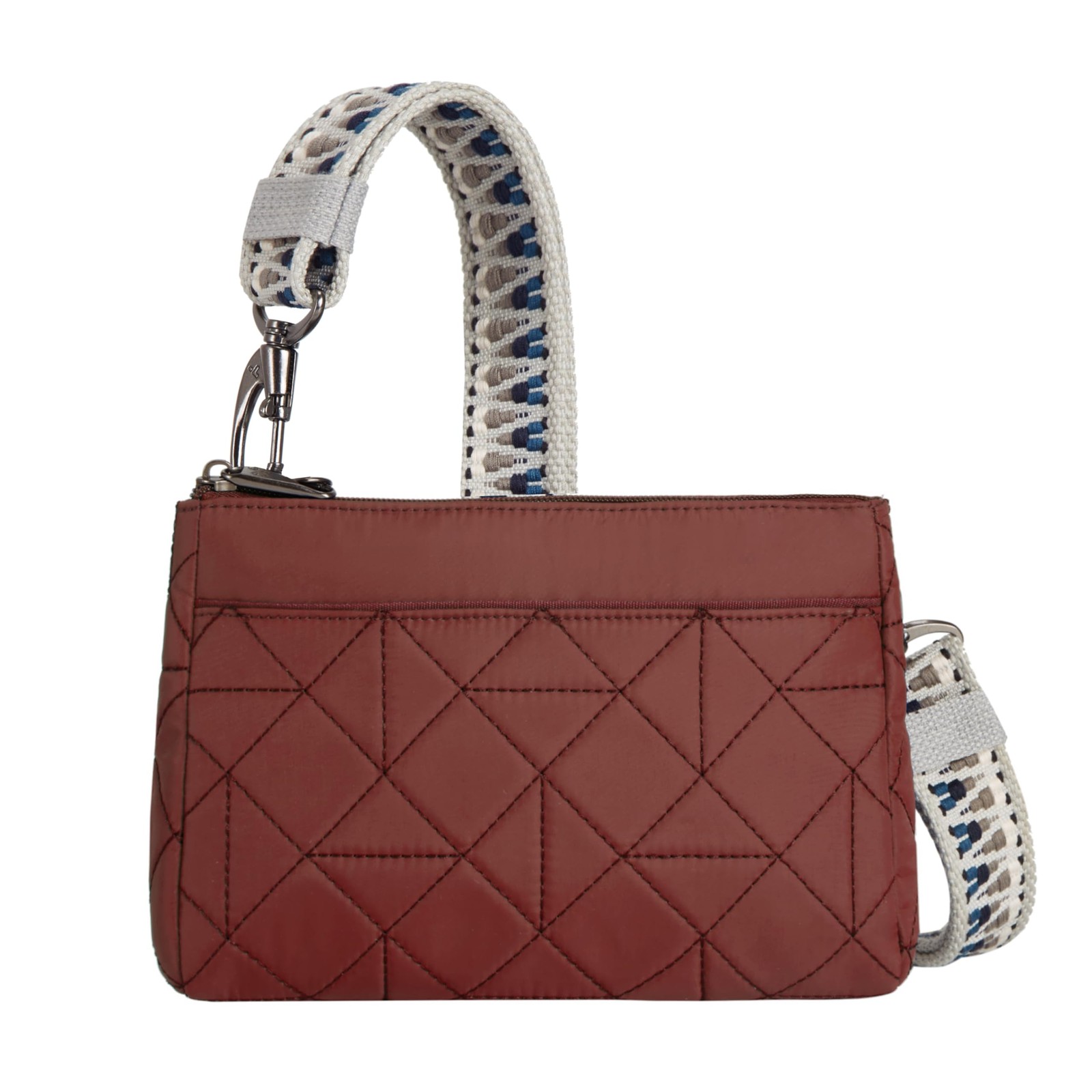 Travelon Anti-Theft Boho Clutch Crossbody, Paprika