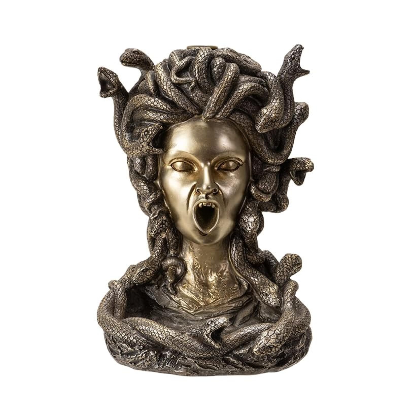 Pacific Giftware Medusa Backflow Burner, Greek Mythology Famous Monster…