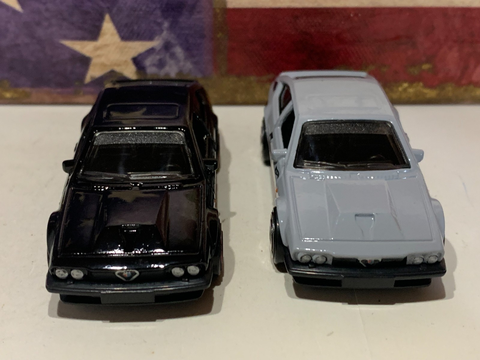 HOT WHEELS ALFA ROMEO GTV6 3.0 X2. 2024 RED EDITION BLACK & LITE GRAY