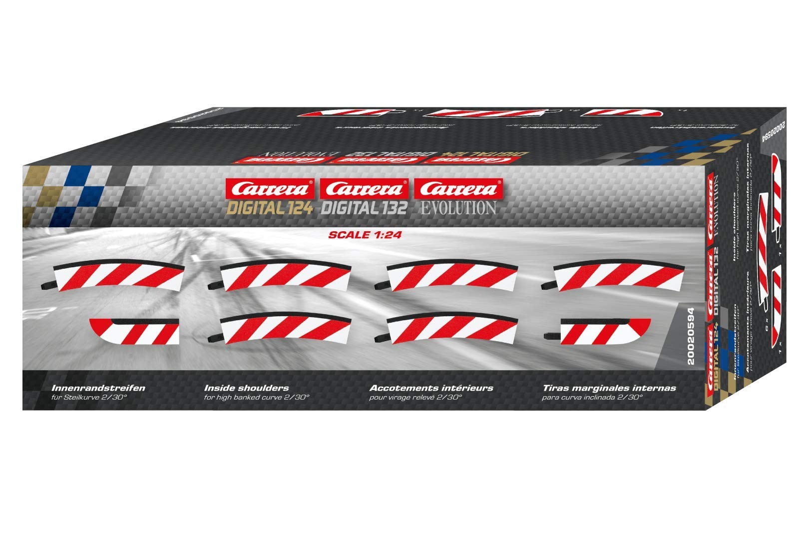 Carrera Inside Shoulder High Banked Curve 2 30 Endpiece 6 Mixed Materials
