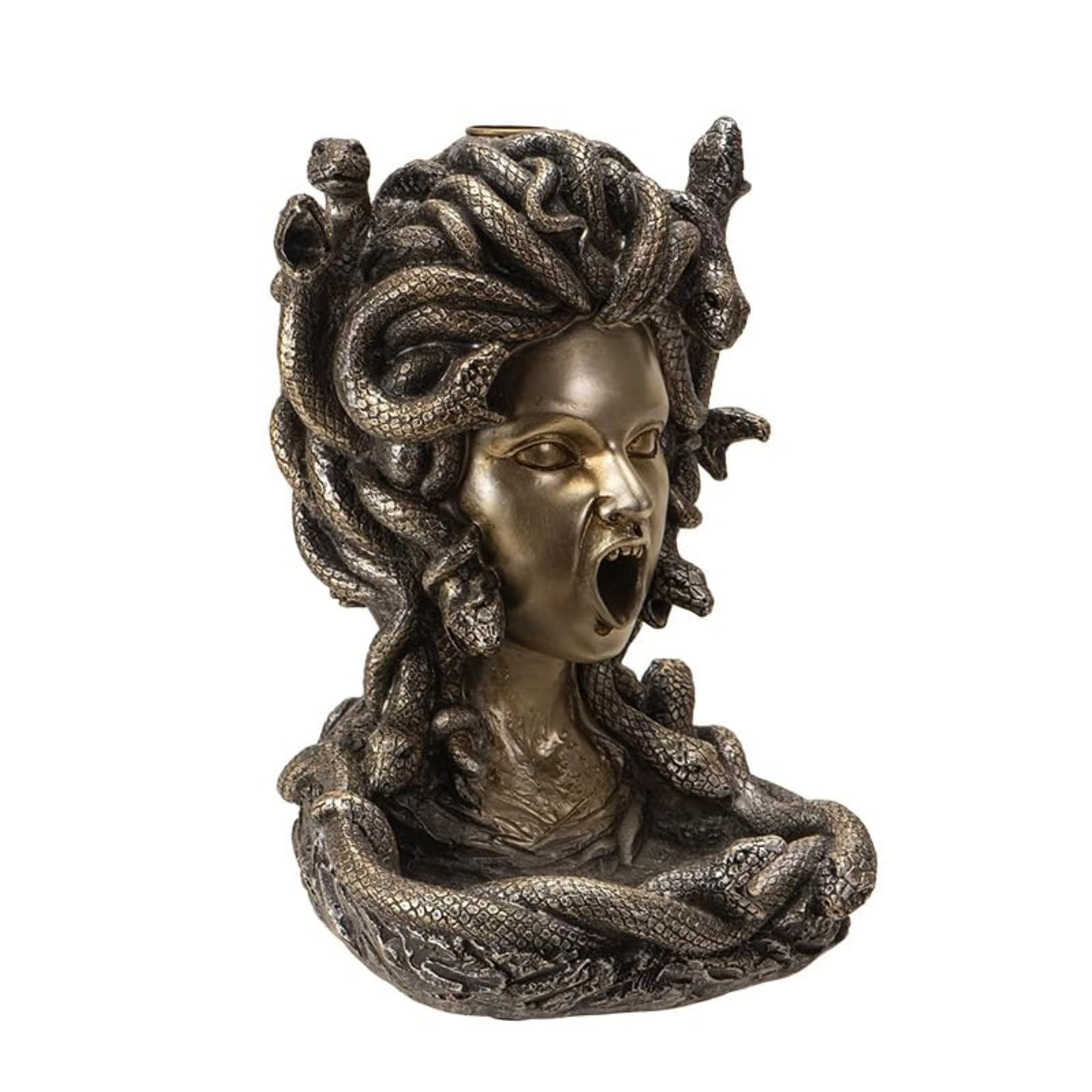 Pacific Giftware Medusa Backflow Burner, Greek Mythology Famous Monster…