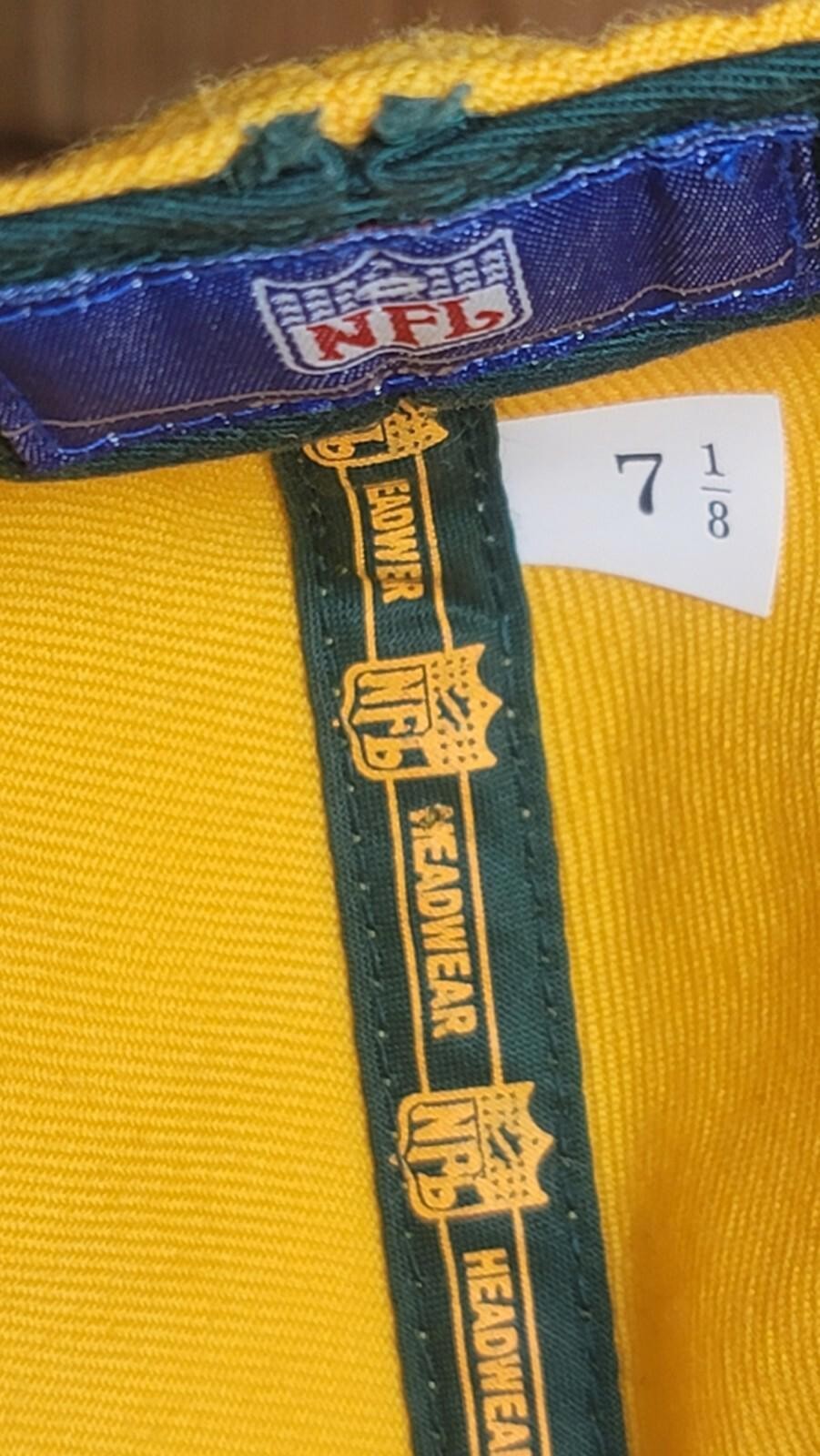 Reebok Green Bay Packers Colorblock Baseball Cap Hat 7 1/8 NFL Football