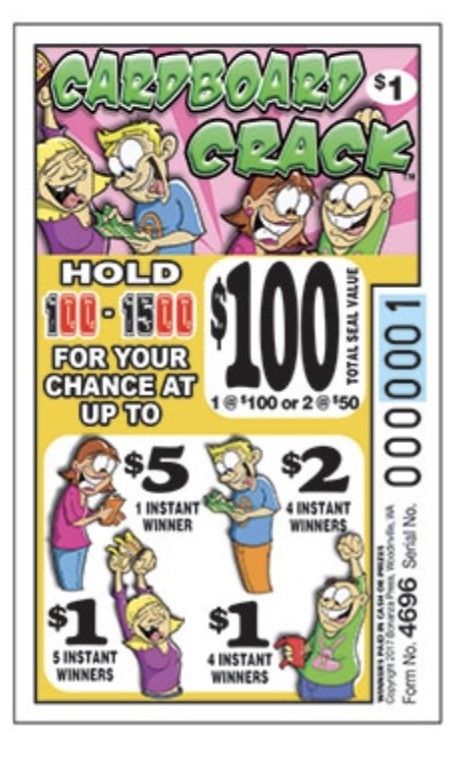 Pull Tab Tickets – Hard Card – Game – 6 Pack – Cardboard Crack – 176 ct ea