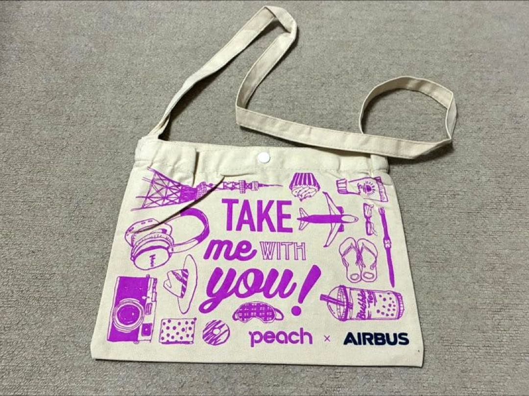 Not for sale Crocodile Peach Airbus Tote Bag Eco Bag