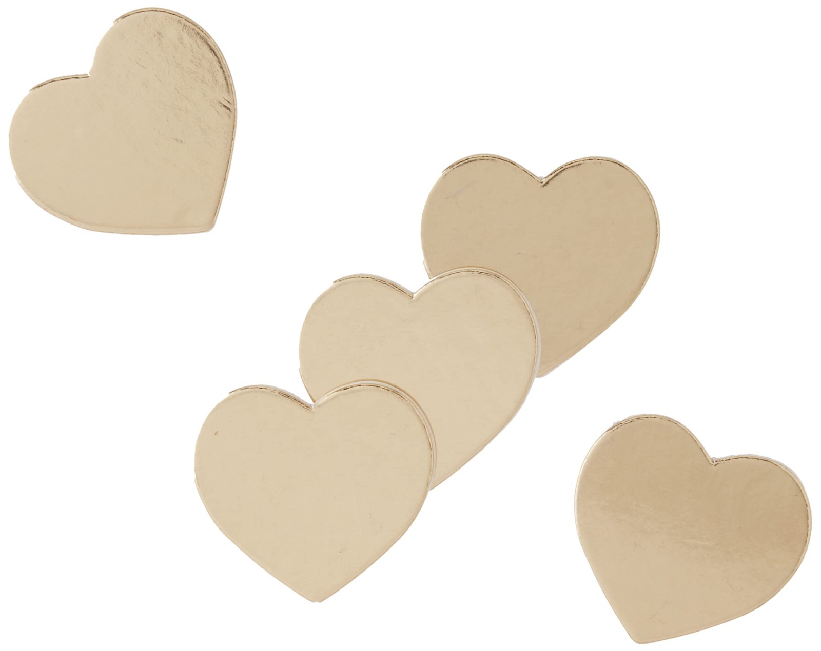 Lillian Rose Gold Foil Cardboard Hearts for Guest Signing Frame, 0.1″x1.5″x1.5″