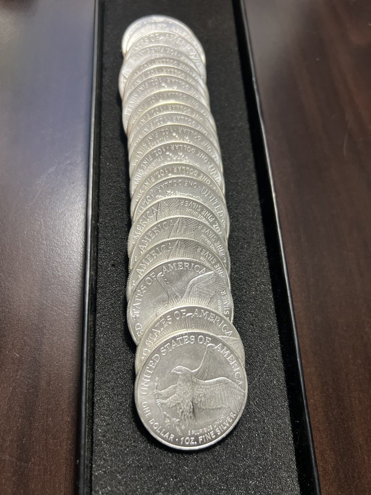 20x – 2025 Silver Plated Eagles With Display Box