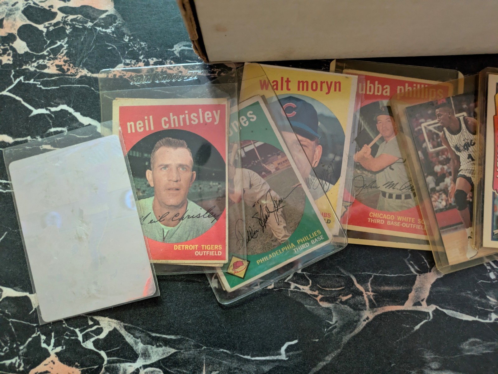 Mixed Trading Card Lot in Box – Sports, Marvel & Comic Cards DC Nascar 80’s 90’s