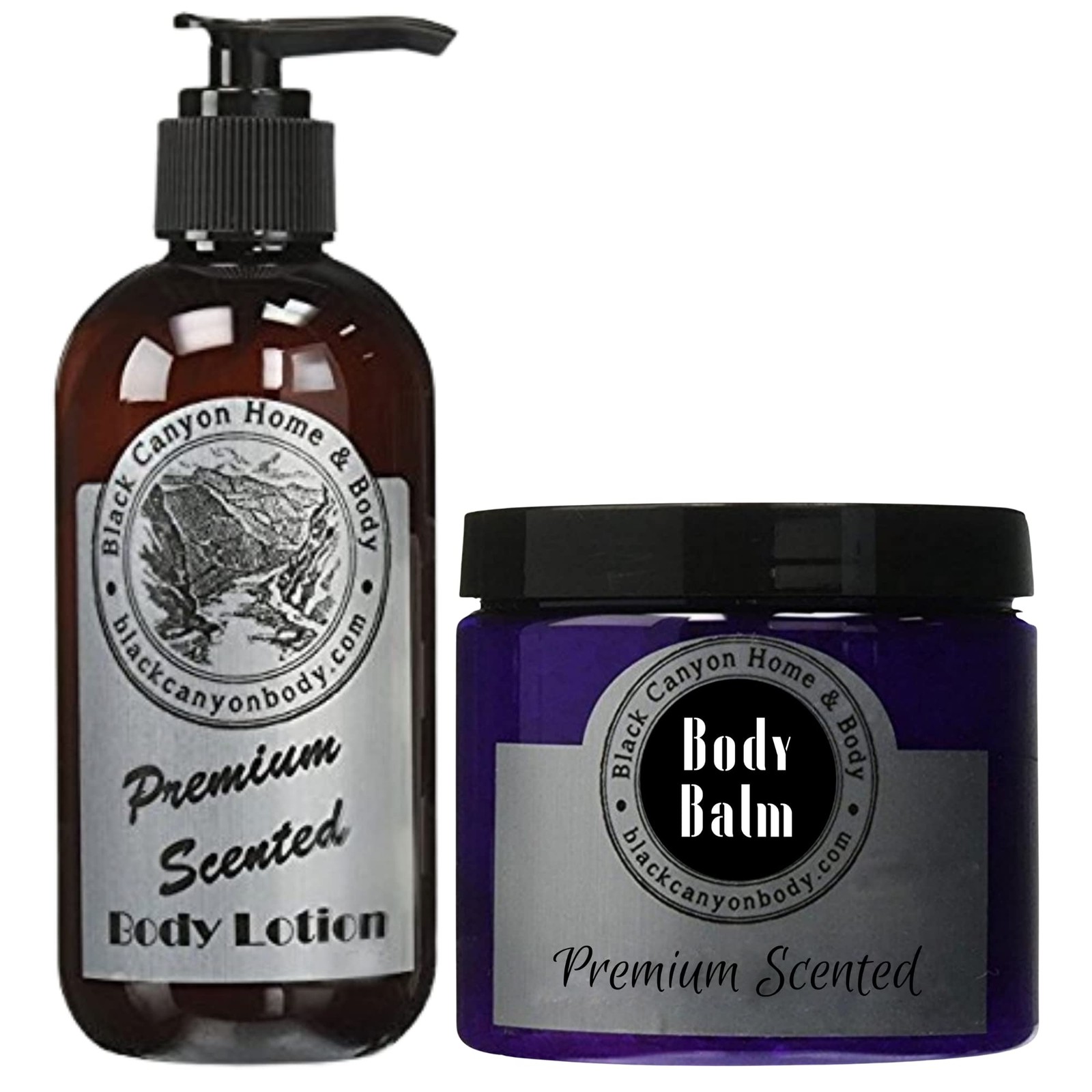 Black Canyon Cinnamon Vanilla Scented Body Lotion and Scented Natural Body Balm